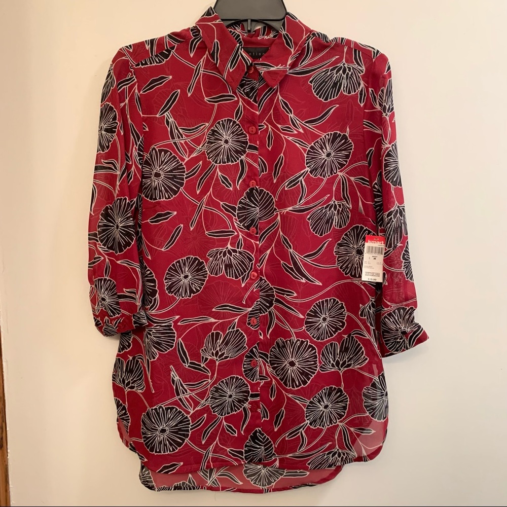 Attention button down